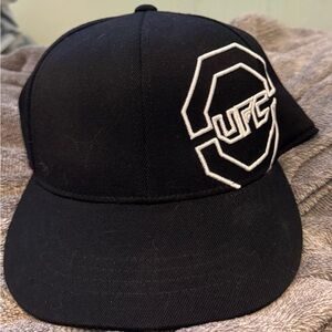 UFC Black and White Logo Hat